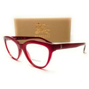 Burberry Women's Red Eyeglasses!